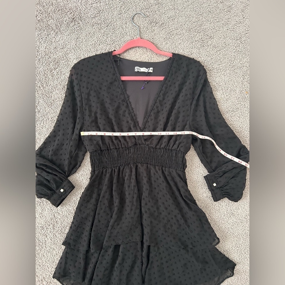 Zara Short Little Black Dress - Picture 7 of 9